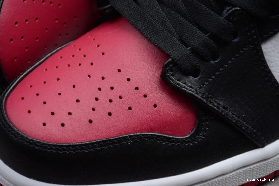 Bred 1 Air 554724-066 554724-066  Toe Mid Jordan 1004